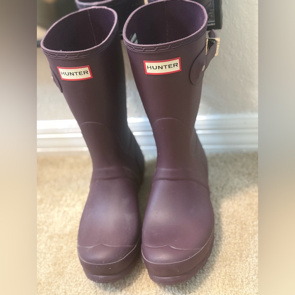 Hunter Purple Rain Boots